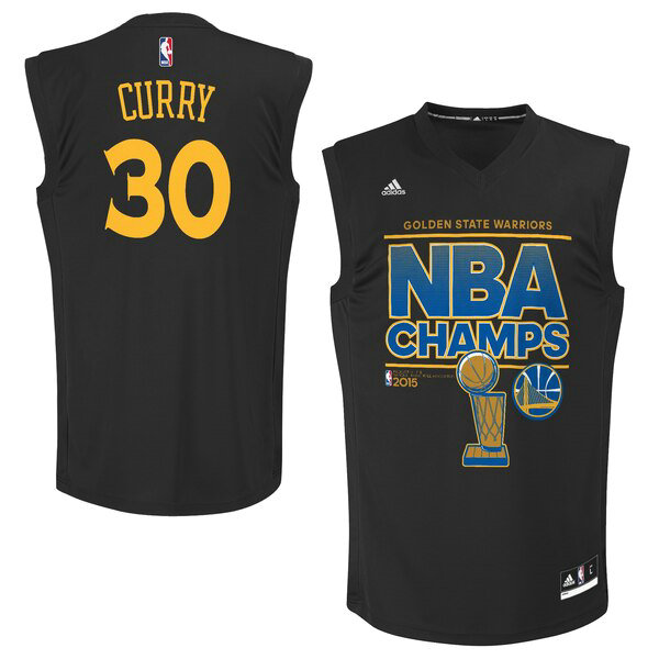 Maillot nba Golden State Warriors adidas Homme Stephen Curry 30 Noir